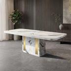 Yvonne 8s Marble Dining Table | 96-18