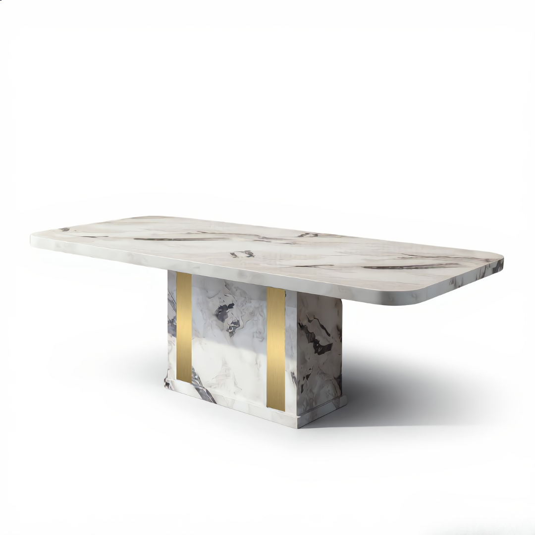 Yvonne 8s Marble Dining Table | 96-18