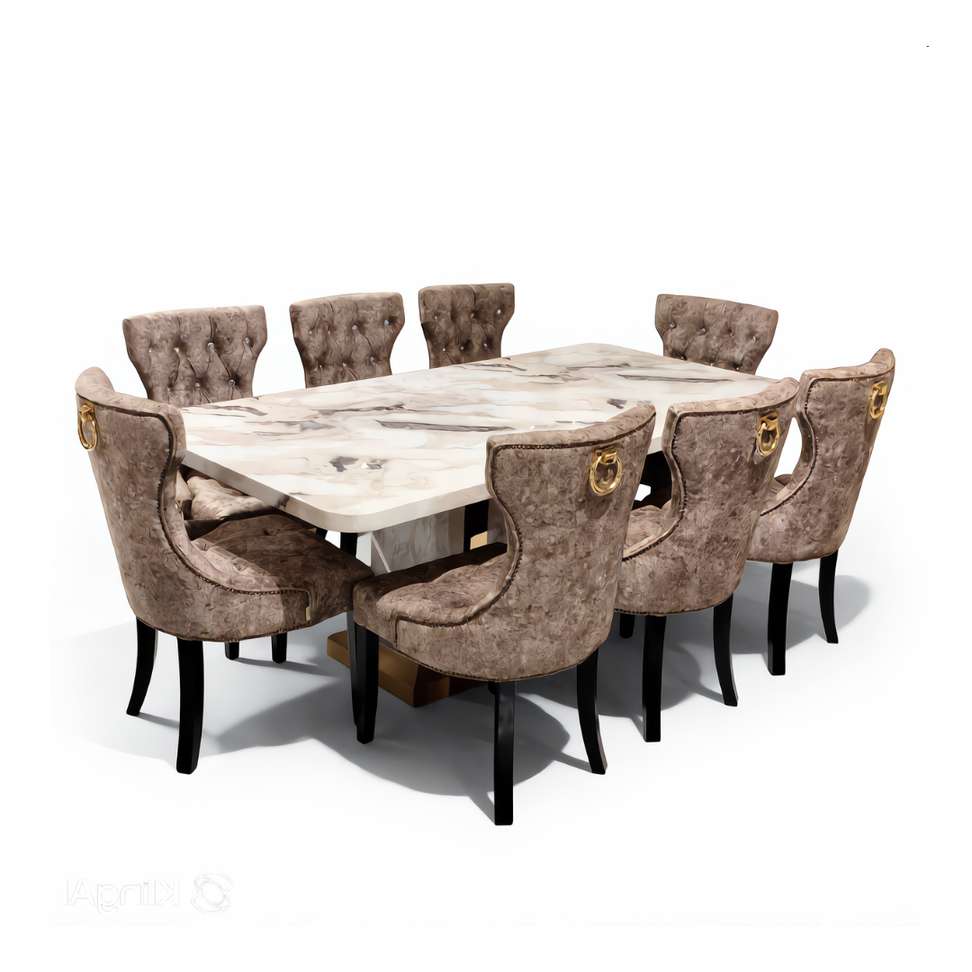 Marcell Marble Dining Set | 96-18