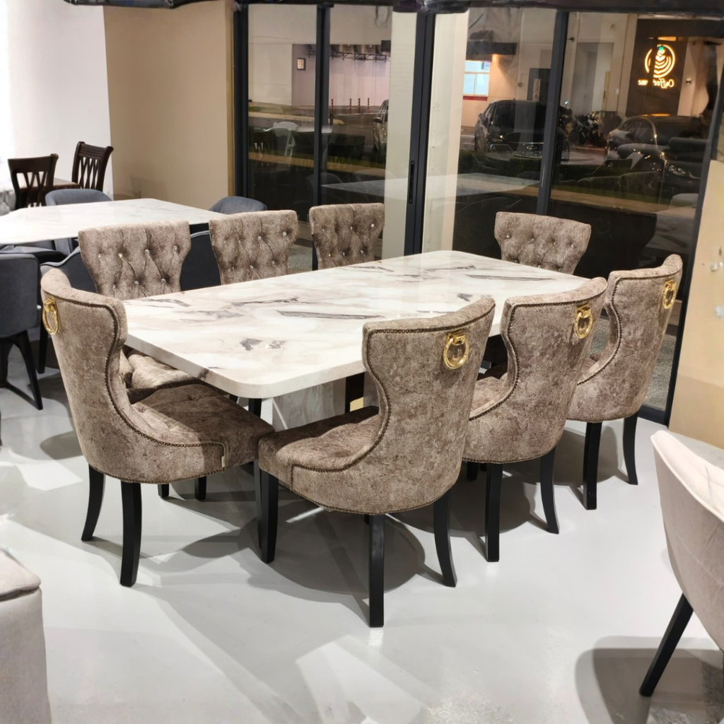 Marcell Marble Dining Set | 96-18