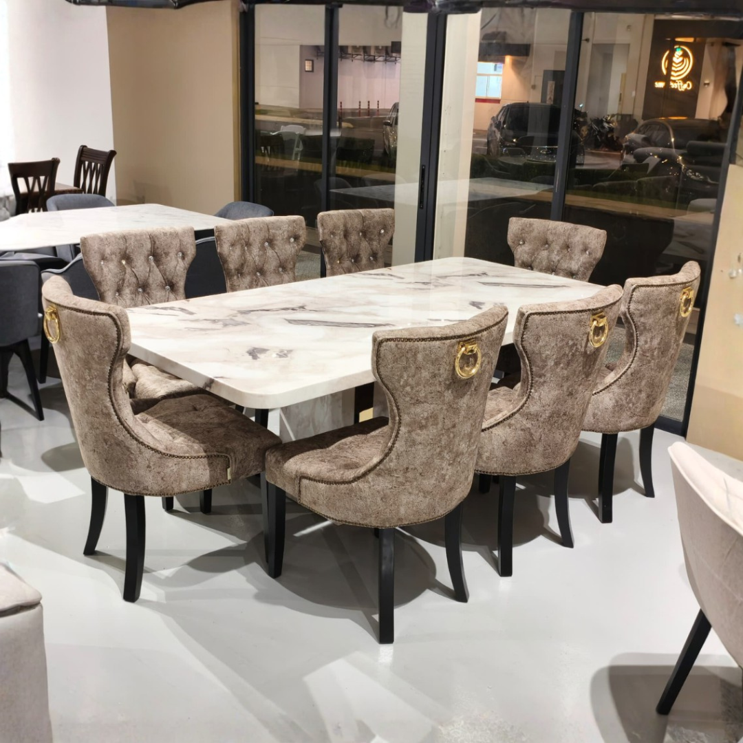 Marcell Marble Dining Set | 96-18