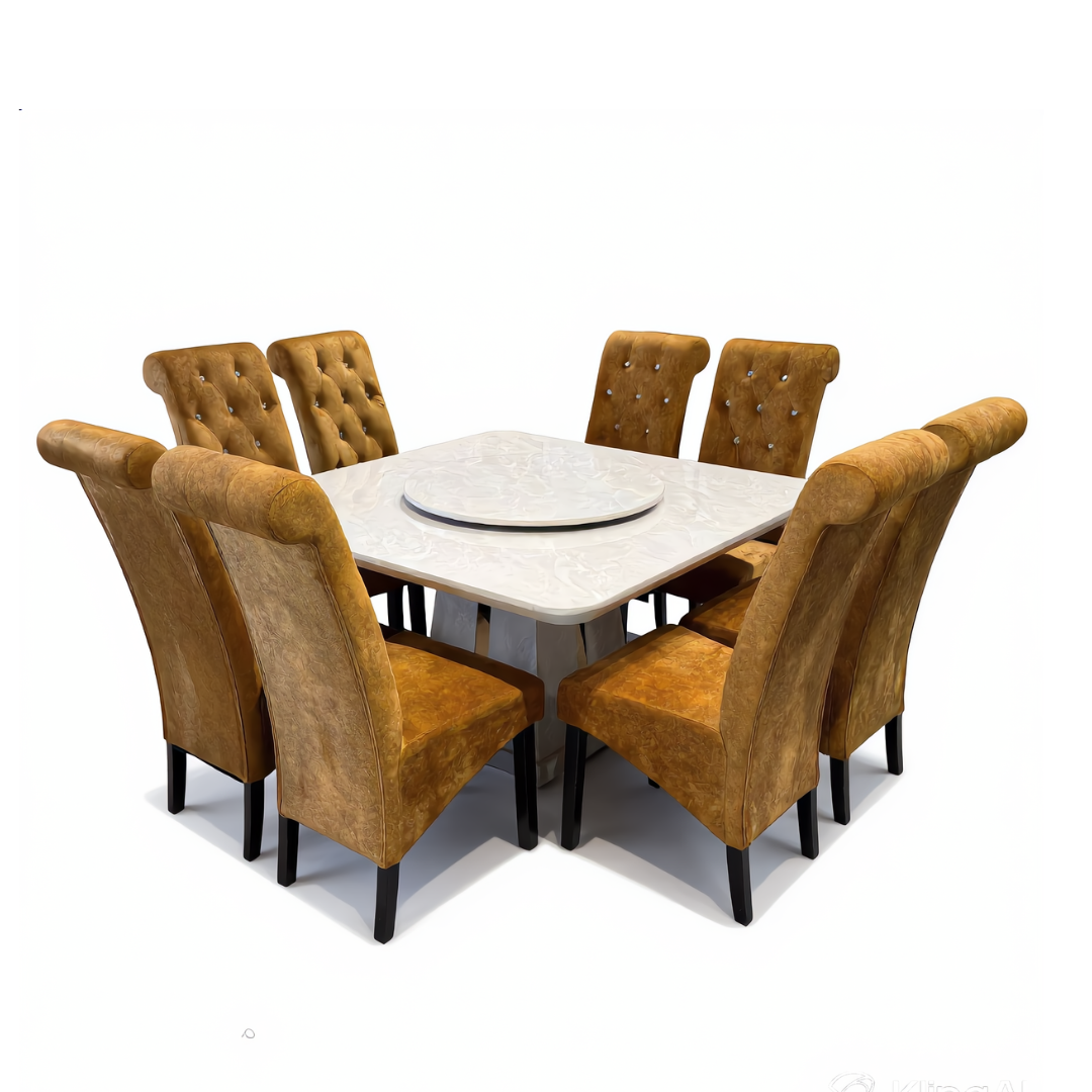Orion 8s Marble Dining Set | 87-08