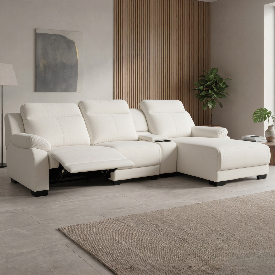 Ferrara L-Shape 3Seater Sofa - Recliner | B142-69