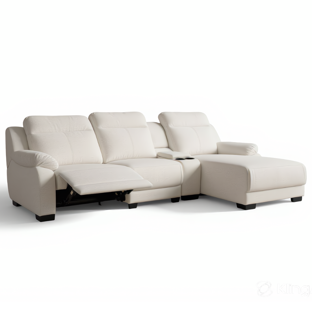 Ferrara L-Shape 3Seater Sofa - Recliner | B142-69