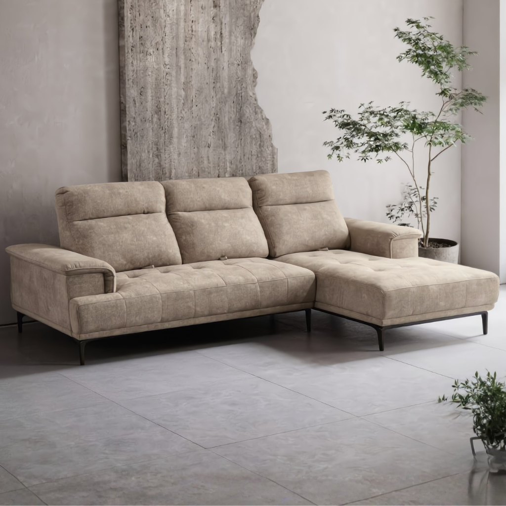 Cassian Pushback L-Shape Sofa | 151-10 / 151-20
