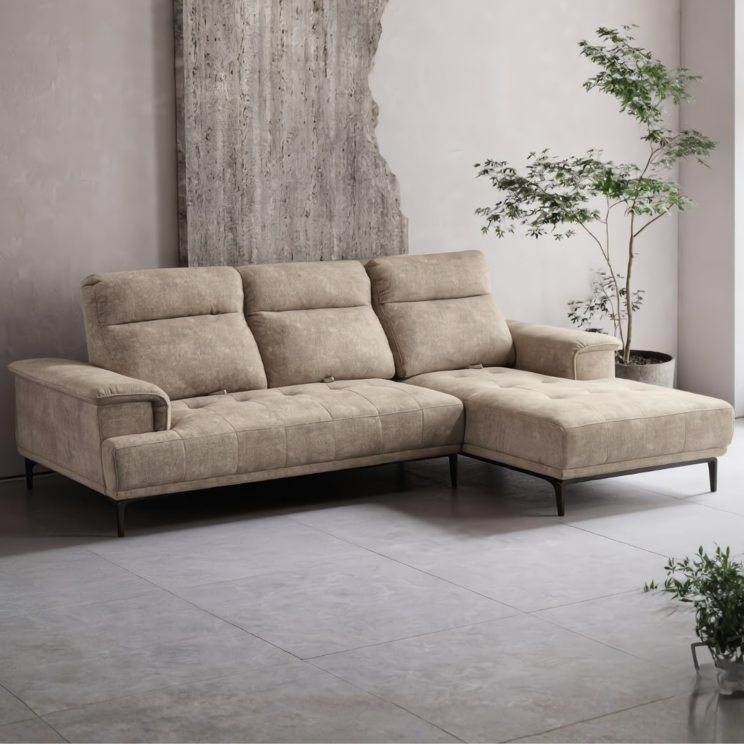 Cassian Pushback L-Shape Sofa | 151-10 / 151-20