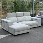 Herman 3 Seater L-Shape with extra Stools | 149-25
