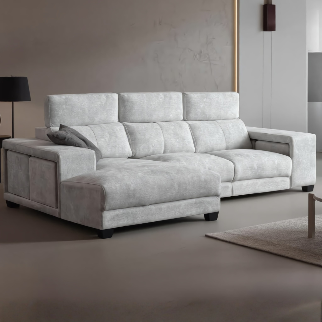 Herman 3 Seater L-Shape with extra Stools | 149-25