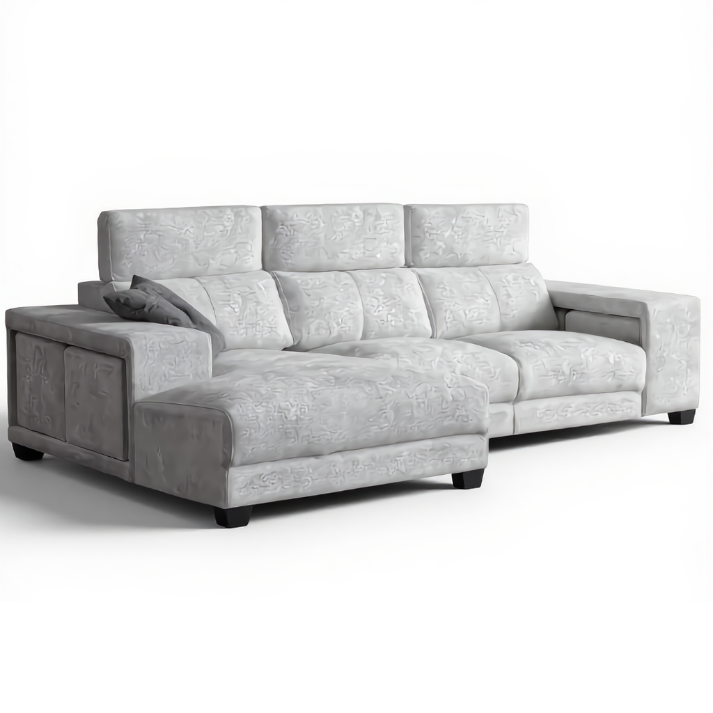 Herman 3 Seater L-Shape with extra Stools | 149-25