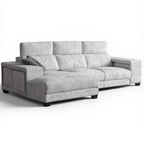 Herman 3 Seater L-Shape with extra Stools | 149-25