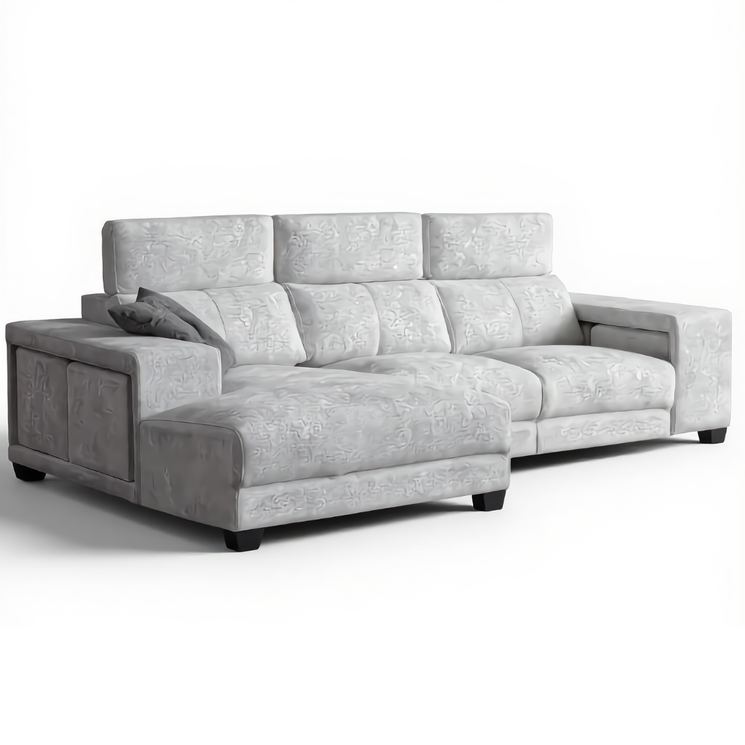 Herman 3 Seater L-Shape with extra Stools | 149-25