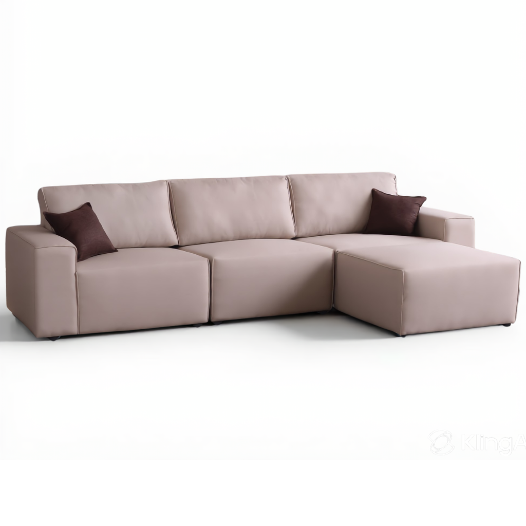 Lewis 3 Seaters Sofa + Ottoman | 108-15