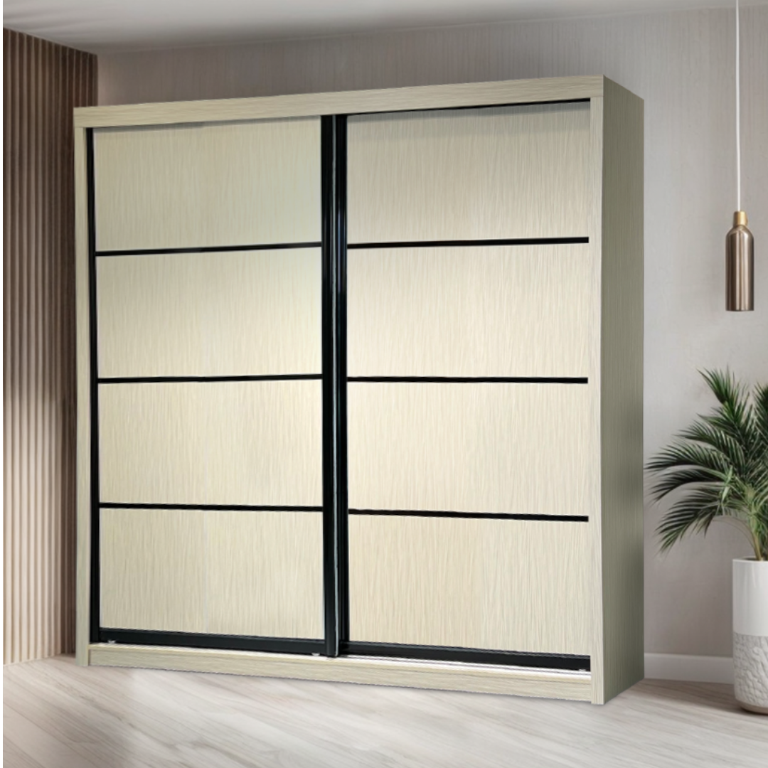 Bryce 8/6/5x8ft Wardrobe - Wooden Door | B 131-07