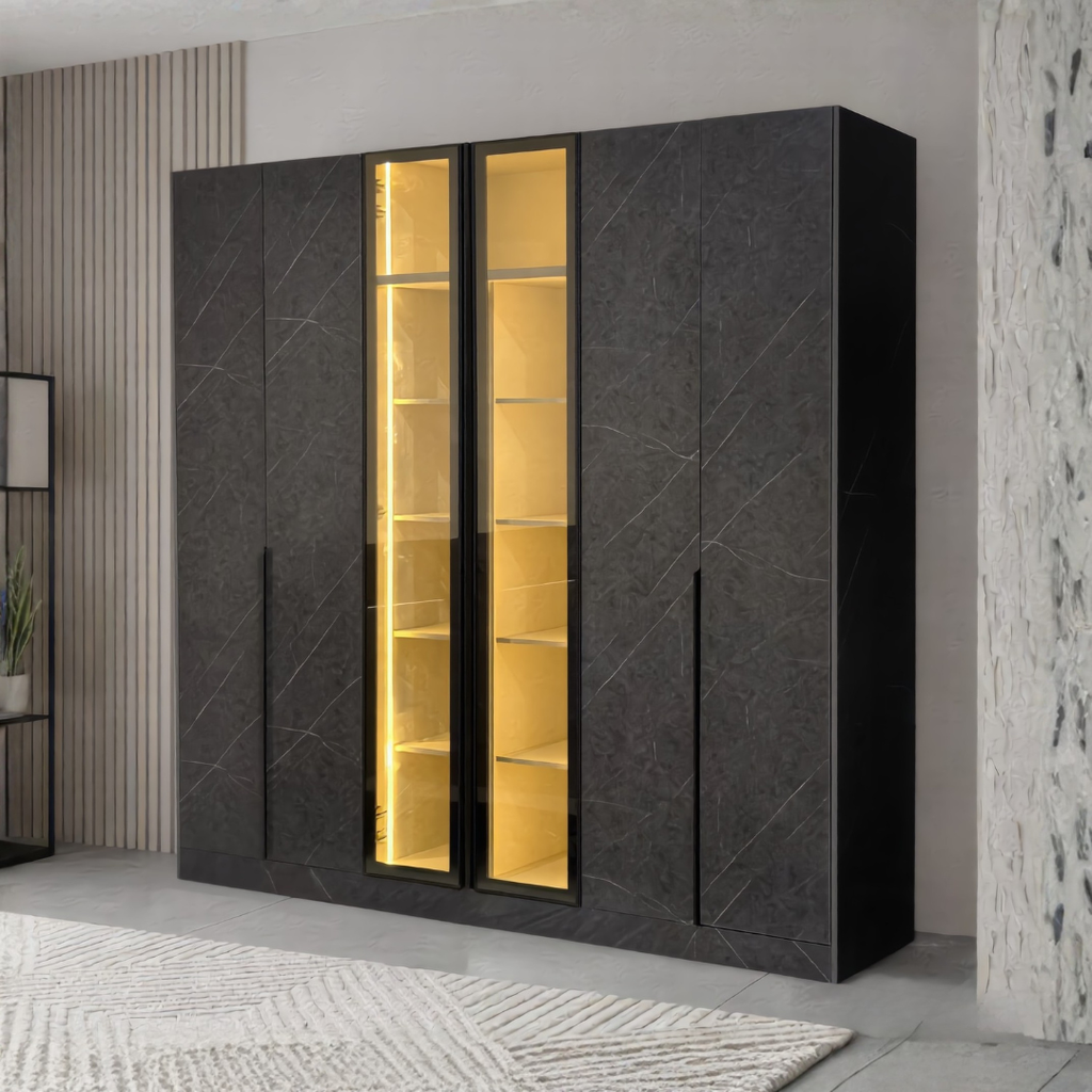 Franklin 8X8ft LED Wardrobe | B 131-32