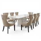 Lunara 6/8s Marble Dining Set | 156-60 / 165-50