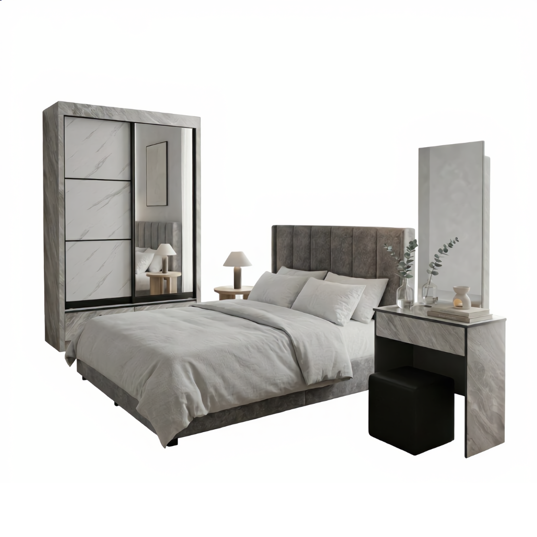 Zyphr White Bedroom Set of 3 - 4x6ft | 140-43 + 151-06