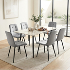 Elara 6s Sintered Stone Dining Set | TJ04-18