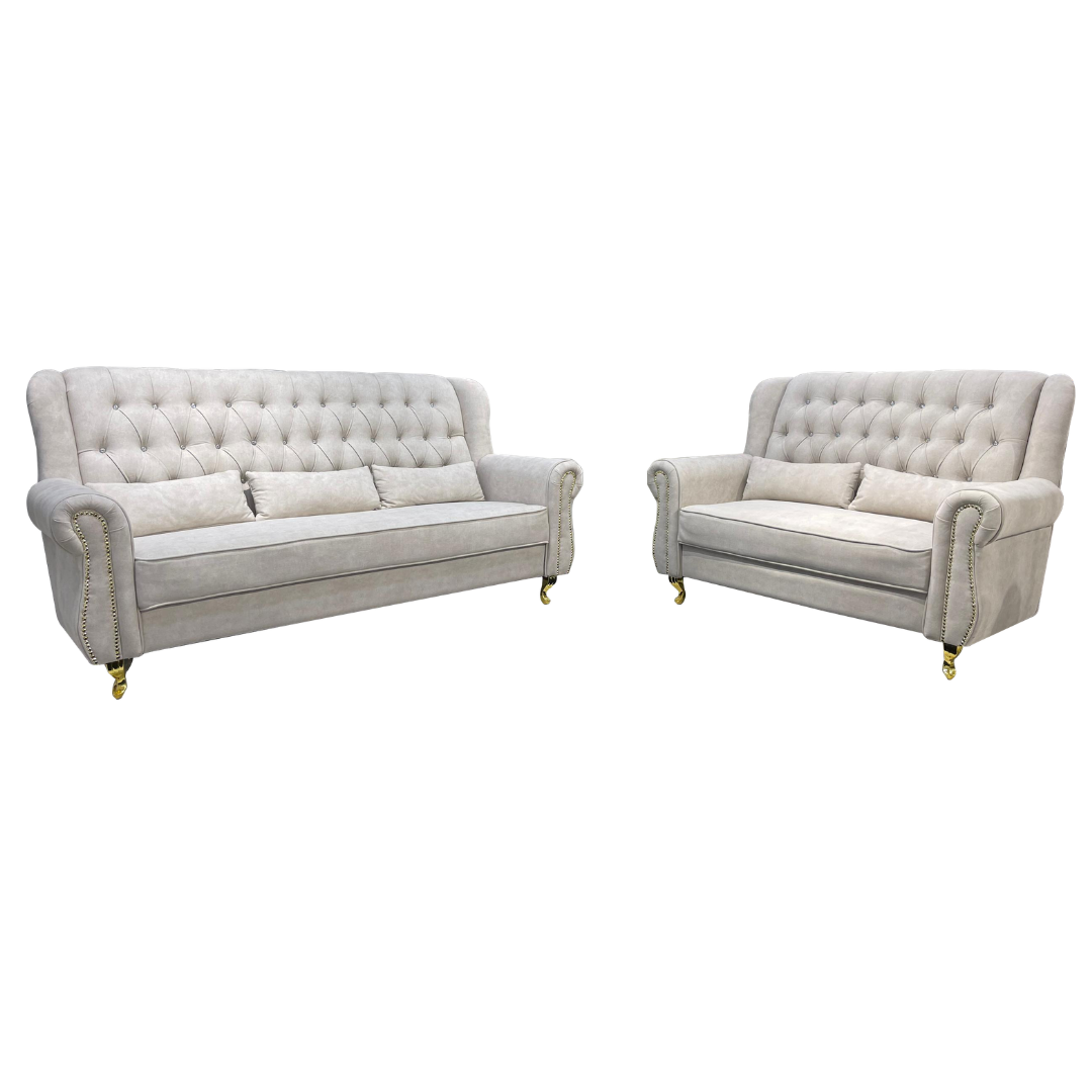 Castalia 2+3 Seaters Chesterfield Sofa Set | B 142-11
