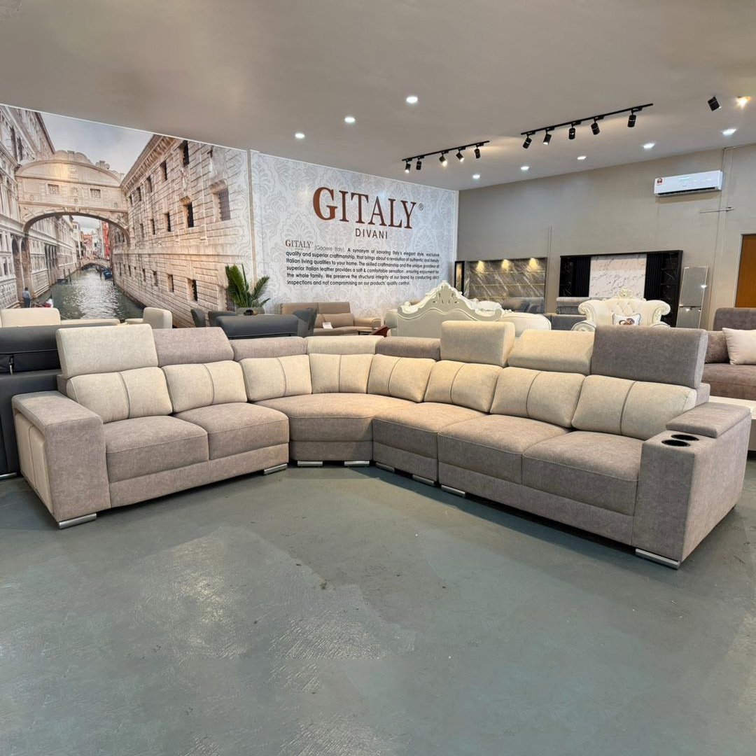 Titanic 6 Seaters C Shape Sofa | 72-39