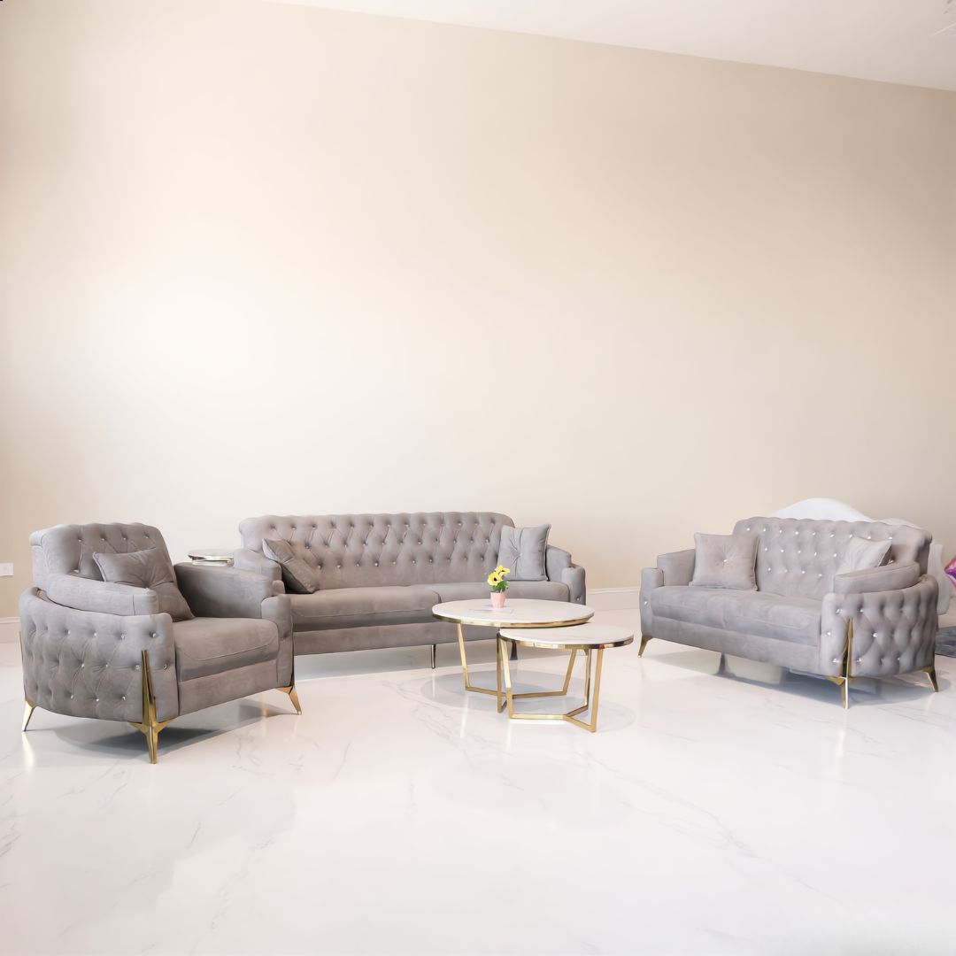Miley 1+2+3 Seaters Sofa Set Chesterfield | 145-02