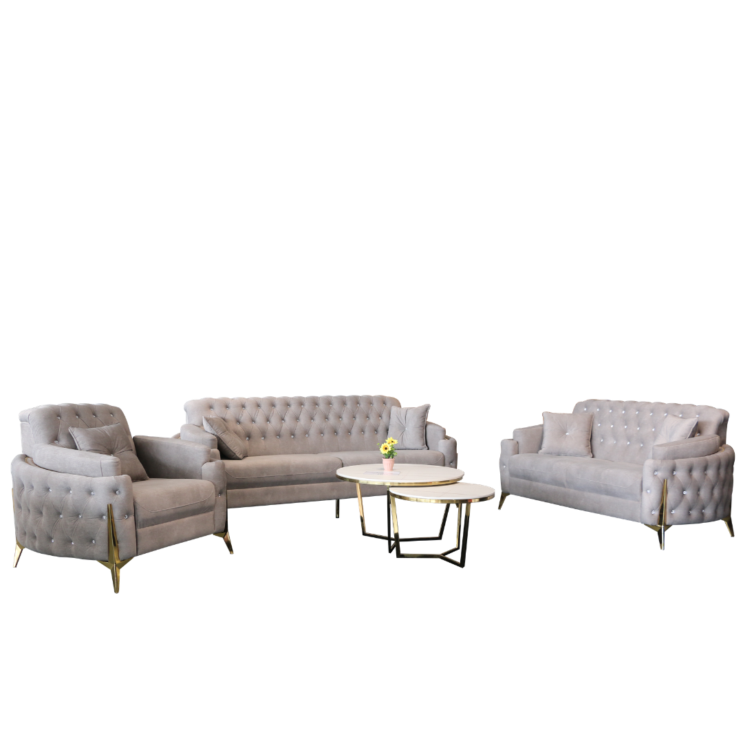 Miley 1+2+3 Seaters Sofa Set Chesterfield | 145-02