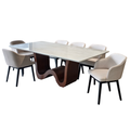Bellagio 6/8s Marble Dining Set | 126-13