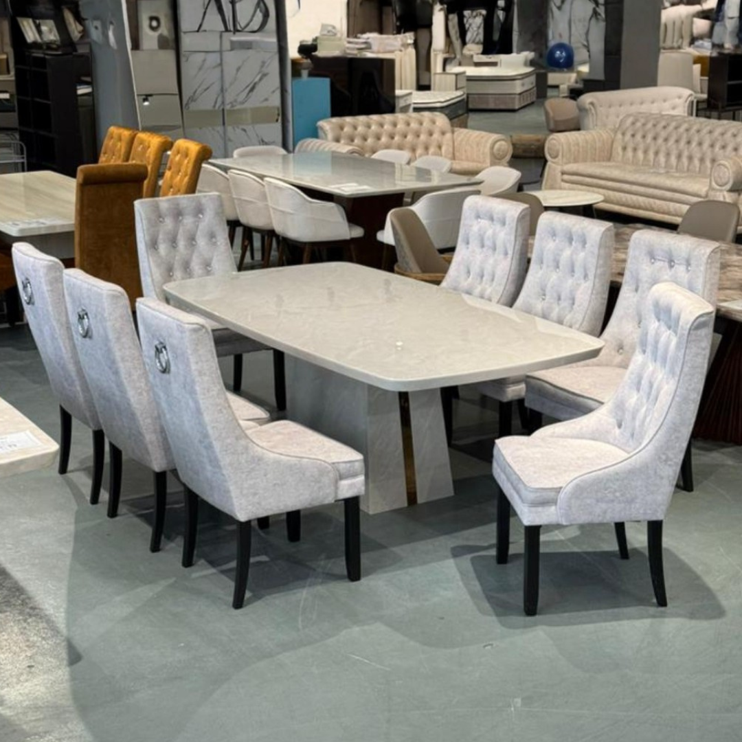Migoria 8s Marble Dining Set | 156-03