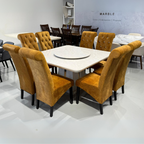 Zyora 8s Marble Dining Set | 87-08