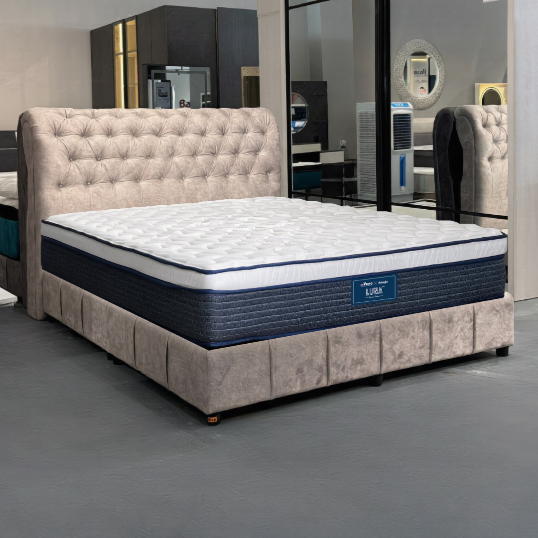 Aries Chesterfield King/Queen Bedframe | 141-08