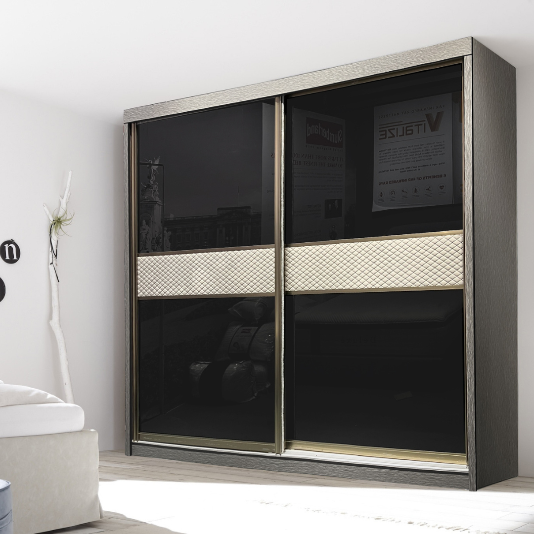 Miya 8/6/5x8ft Anti-Jump Sliding Doors Wardrobe | 140-09