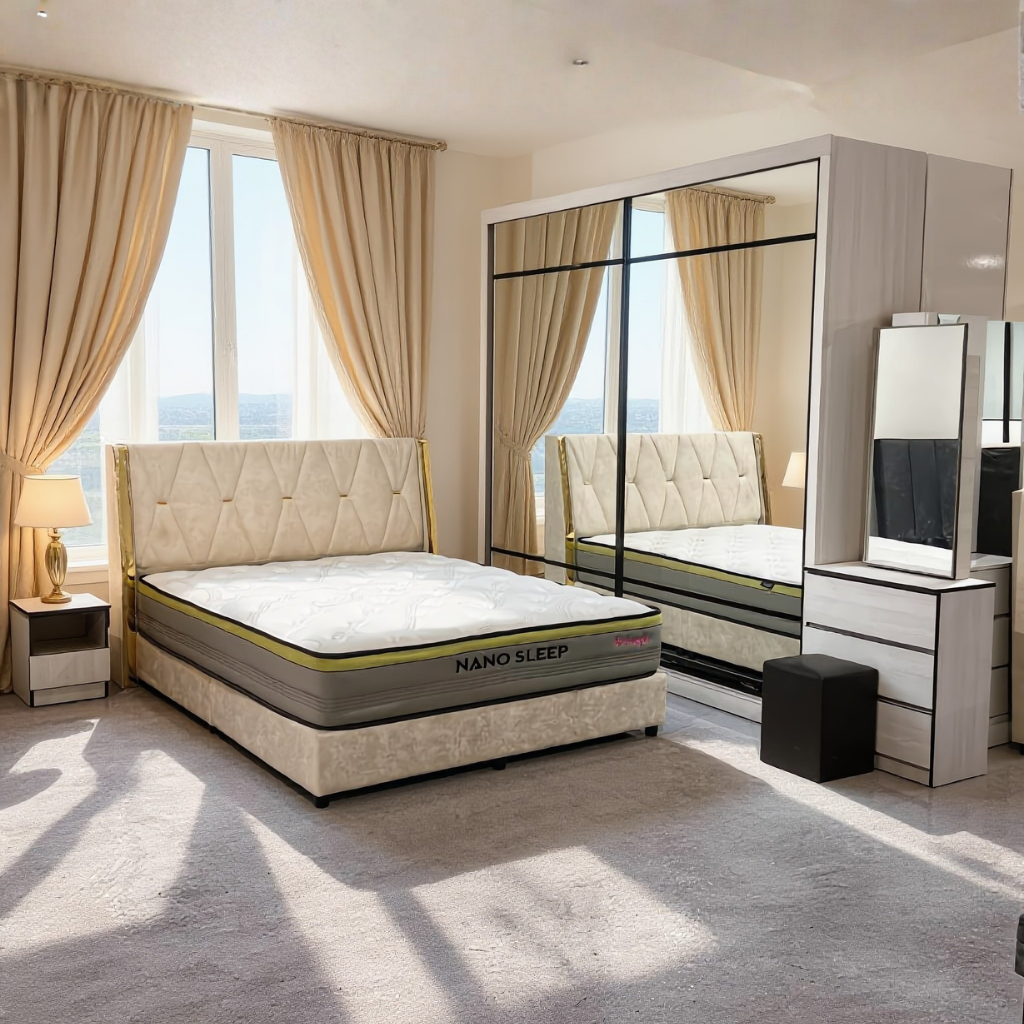 Hayes Bedroom Set of 5 - 6/8x8ft | 131-20 + 141-13