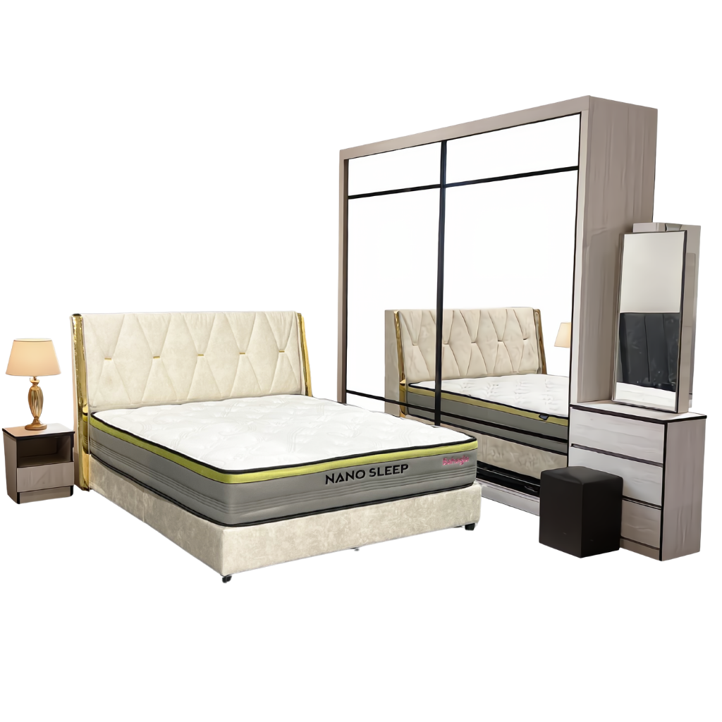 Hayes Bedroom Set of 5 - 6/8x8ft | 131-20 + 141-13