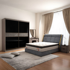 Miya Bedroom Set of 5 - 6/8x8ft | 140-09 + 142-22