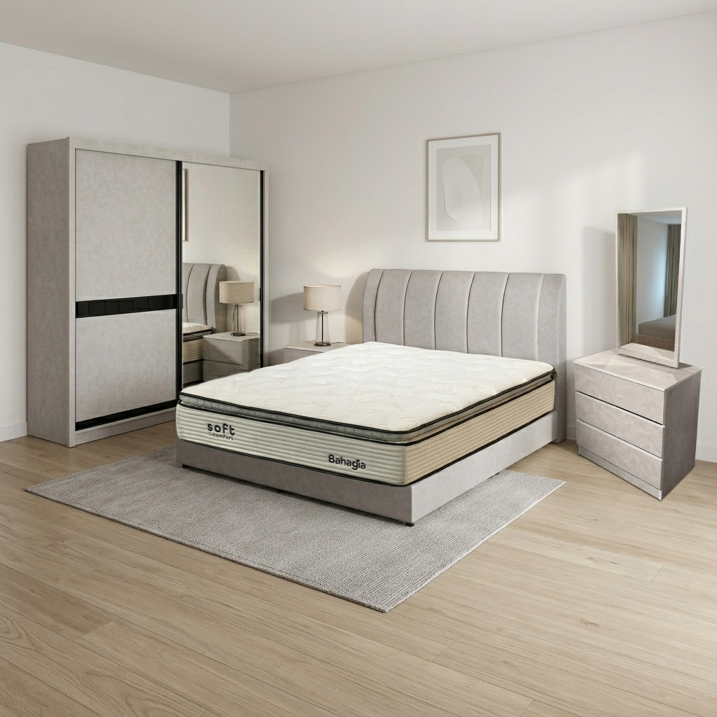 Primrose Bedroom Set of 5 - 6/8-8ft | 151-26 + 22-67