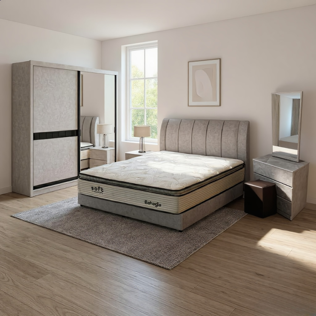 Primrose Bedroom Set of 5 - 6/8-8ft | 151-26 + 22-67