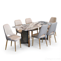 Austria 6S Crystal Marble Dining Set | YB35