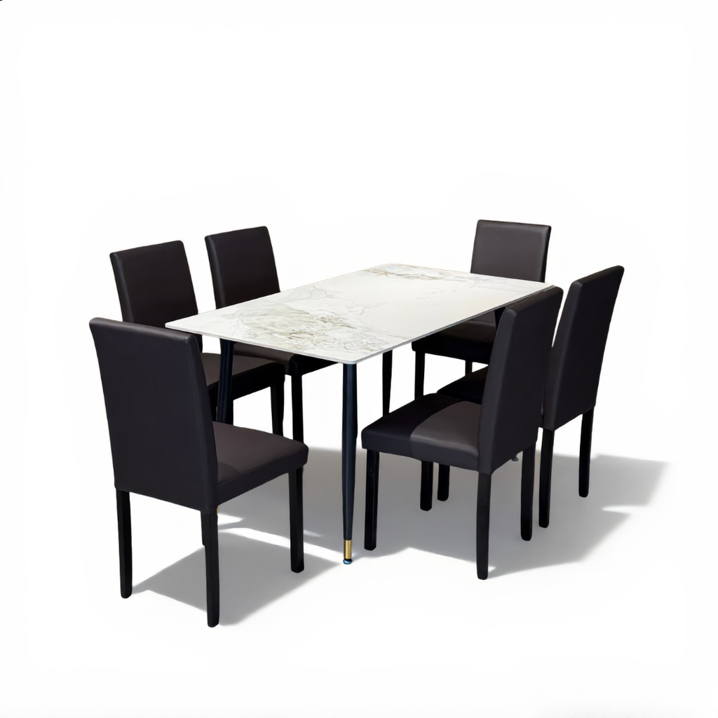Elise 6s Sintered Stone Dining Set | 160-01