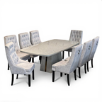 Lumora 8s Marble Dining Set | 156-03