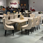 Marcella 6s/8s Marble Dining Set | 71-17