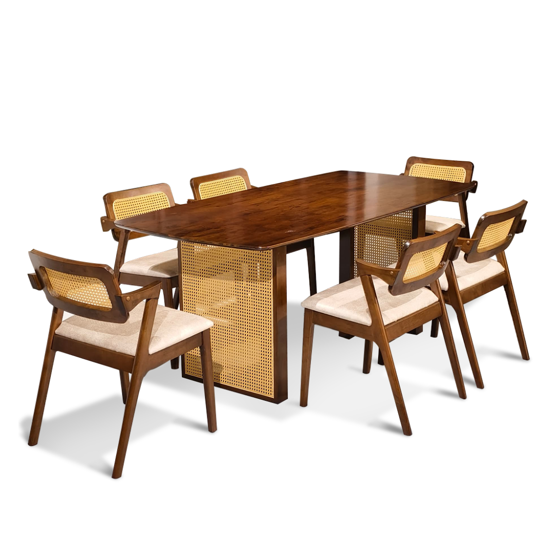 Savannah 4/6s Rattan Dining Set | 126-12