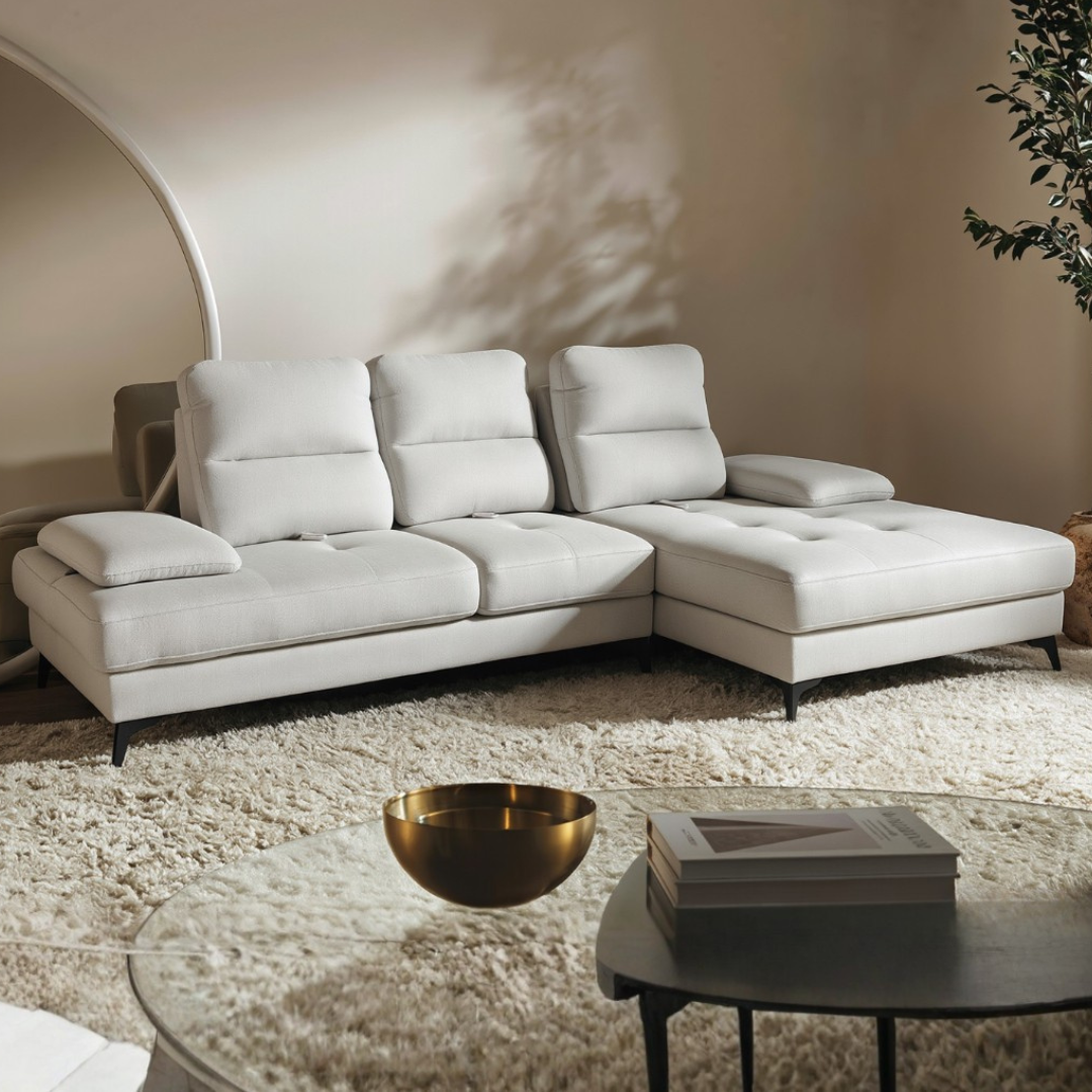 Colossus Pushback L-Shape Sofa | 165-02