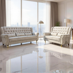 Paloma 2+3 Seaters Chesterfield Sofa Set | B 142-11