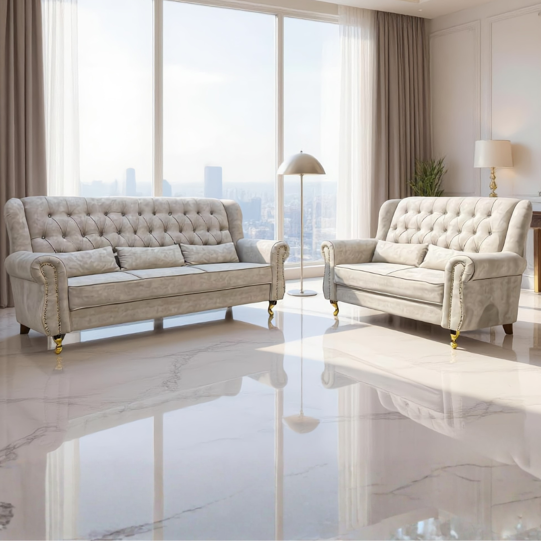 Paloma 2+3 Seaters Chesterfield Sofa Set | B 142-11