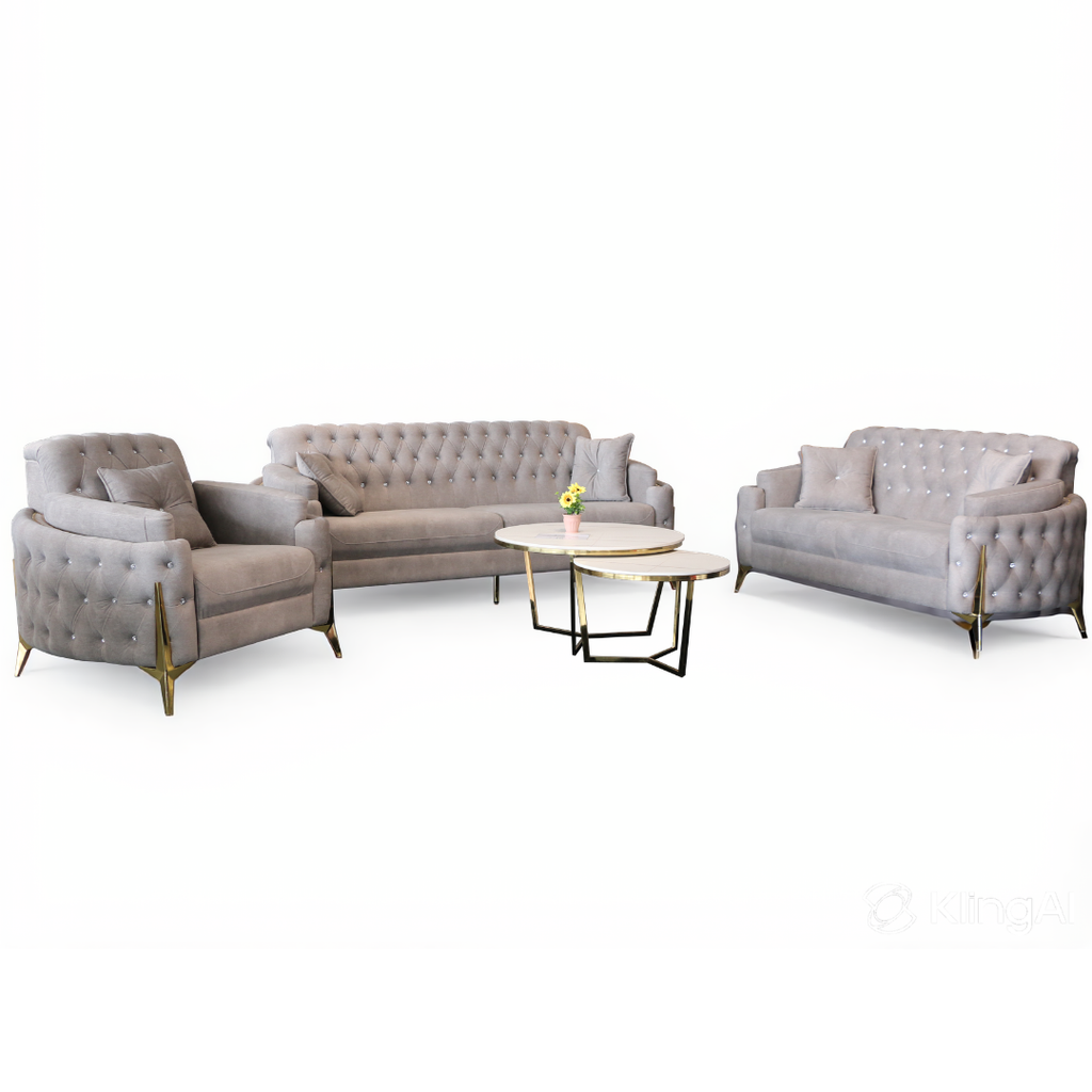 Natasha 1+2+3 Seaters Sofa Set Chesterfield | 145-02