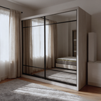 Mason 6/8x8ft Wardrobe - Full Mirror Door | 131-20