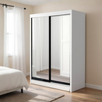 Noura 4x6ft Full Mirror Wardrobe | 140-06