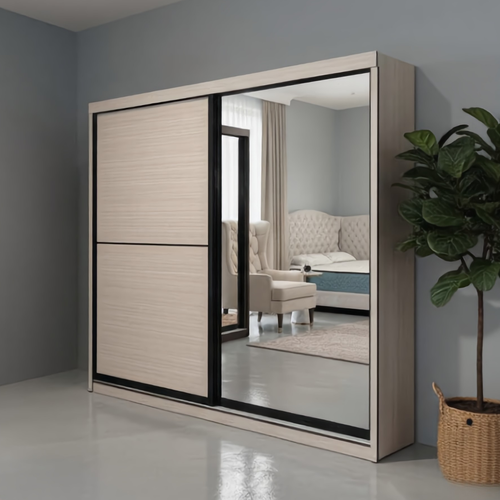 Alexander 8/6/5x8ft Wardrobe in White Beige | 140-39