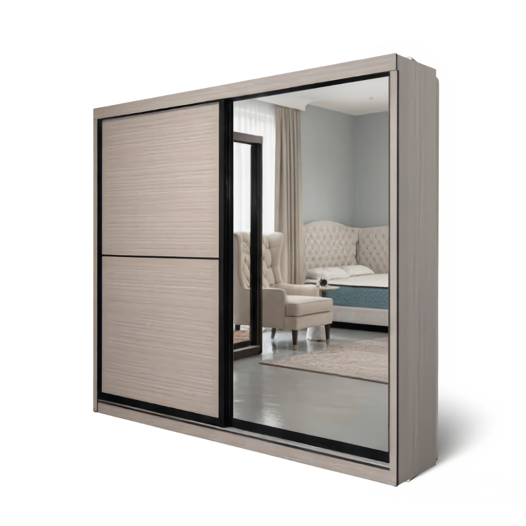 Alexander 8/6/5x8ft Wardrobe in White Beige | 140-39