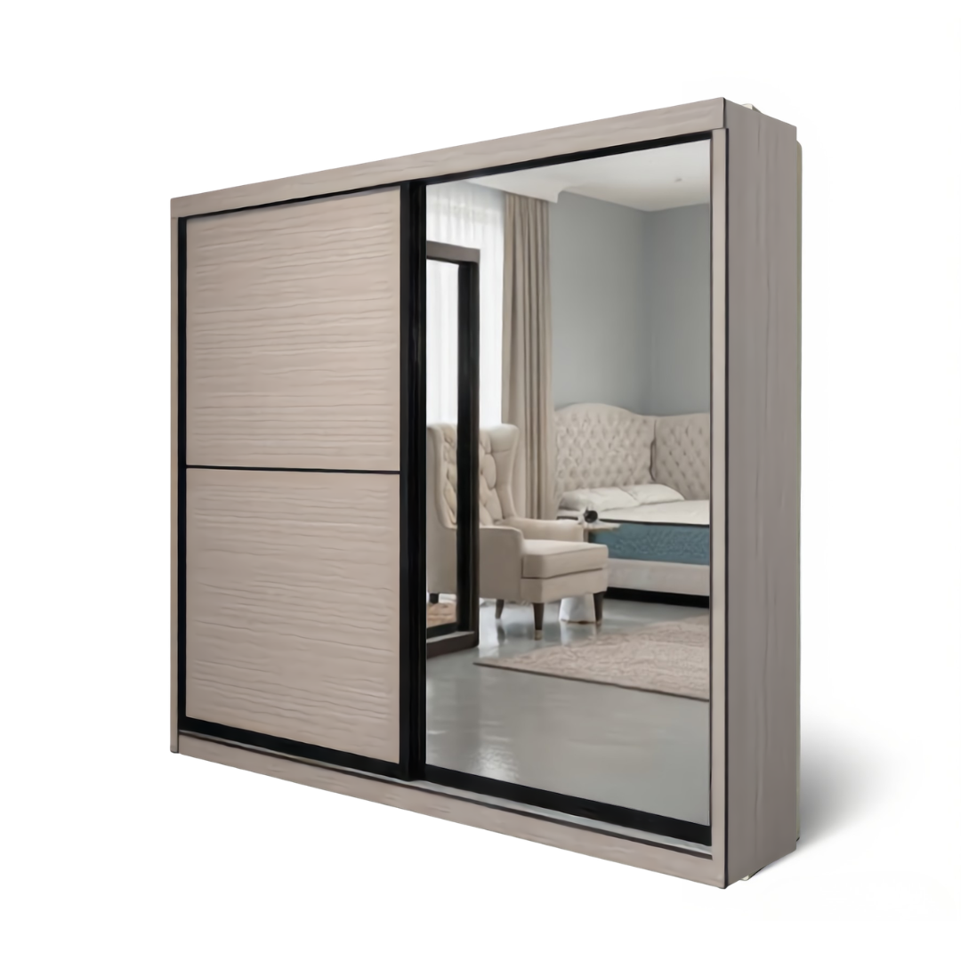 Alexander 8/6/5x8ft Wardrobe in White Beige | 140-39
