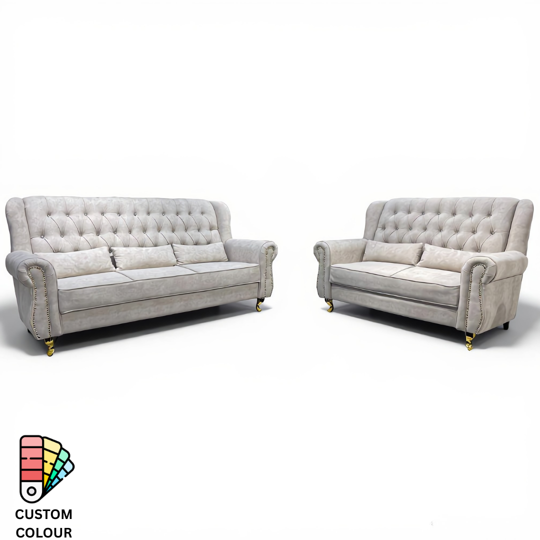 Paloma 2+3 Seaters Chesterfield Sofa Set | B 142-11